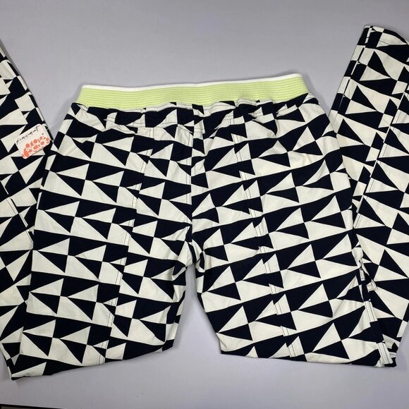 Free People Women’s Off The Grid Wide Leg Pants Size M Black/Beige - Picture 2 of 8